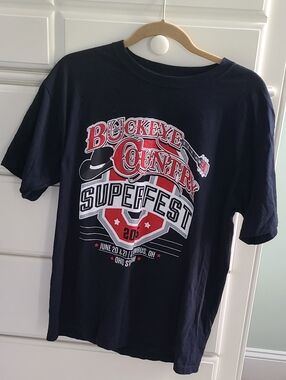 2015 Buckeye Country SuperFest Black Short Sleeve Large T-Shirt
